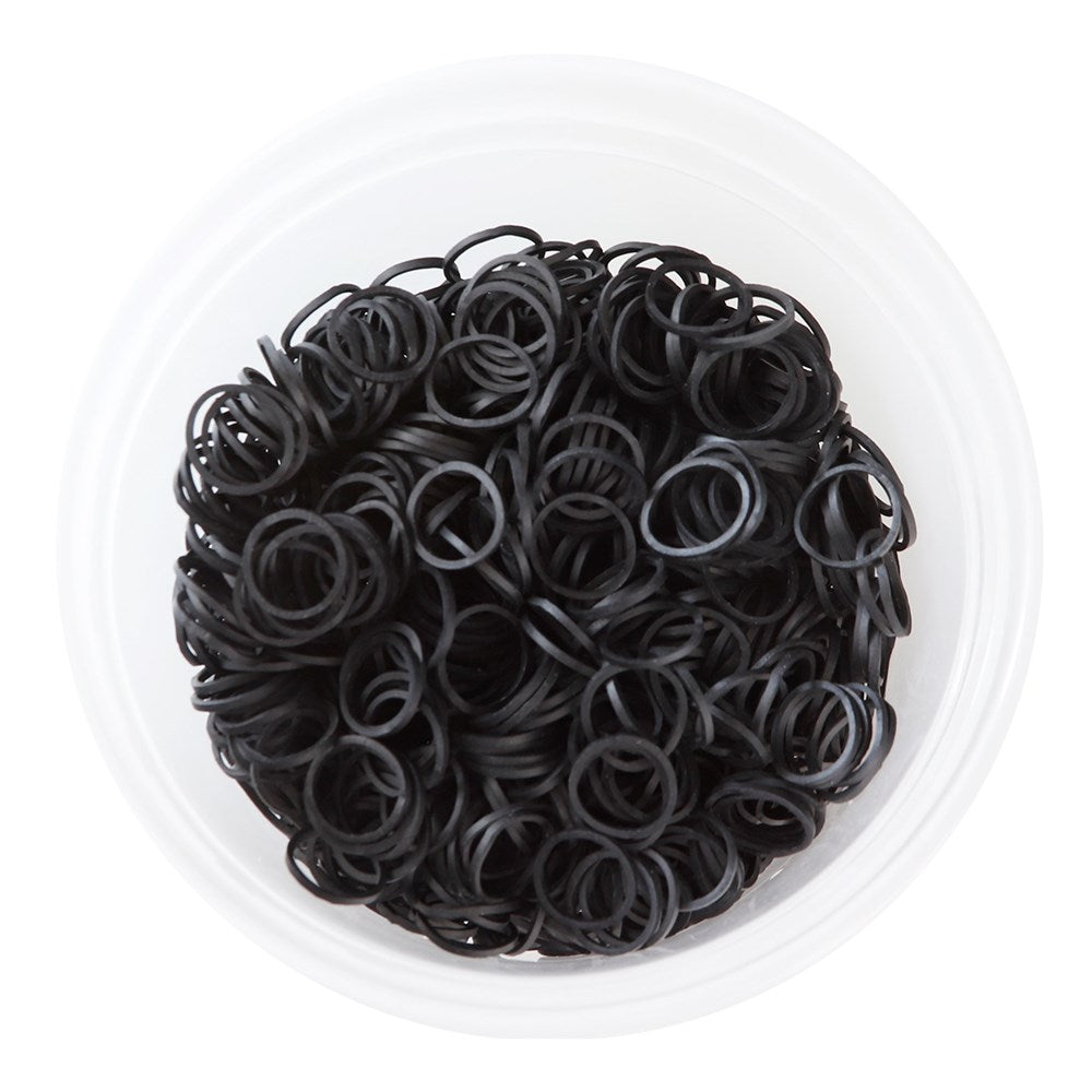 KIM & C 1000pcs Rubber Bands (Assorted & Black) Kim & C