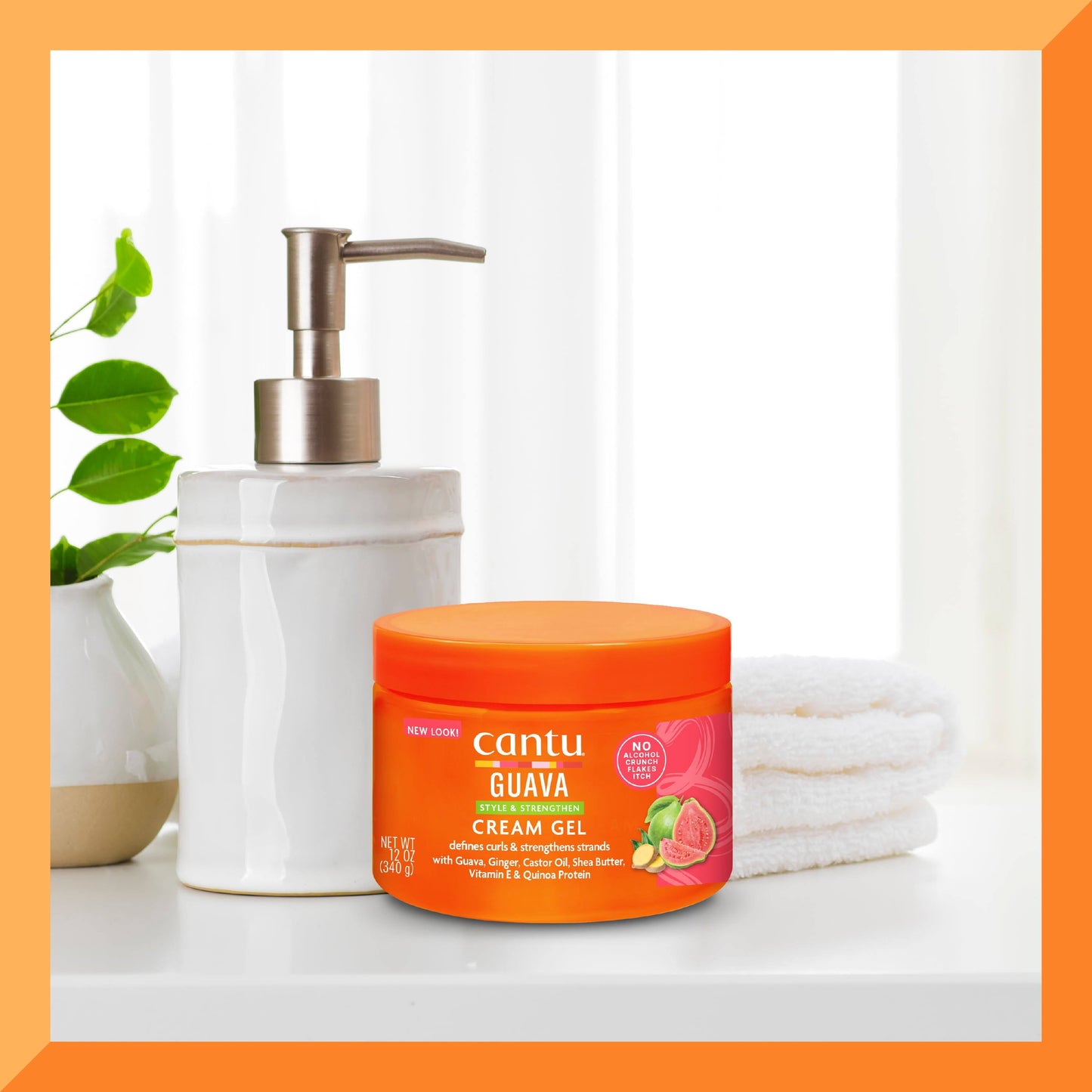 CANTU Guava Style & Strengthen Cream Gel (12oz) Cantu