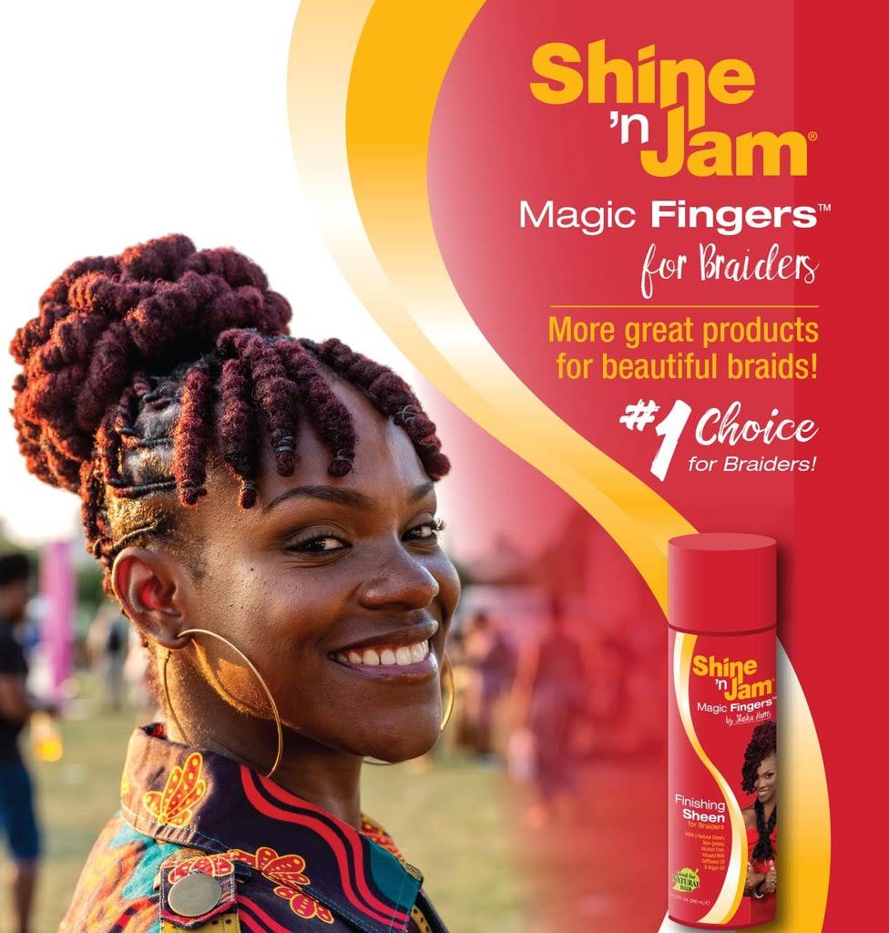 AMPRO Shine 'n Jam Magic Fingers Finishing Sheen Spray (11.5oz) AMPRO/Shine N JAM