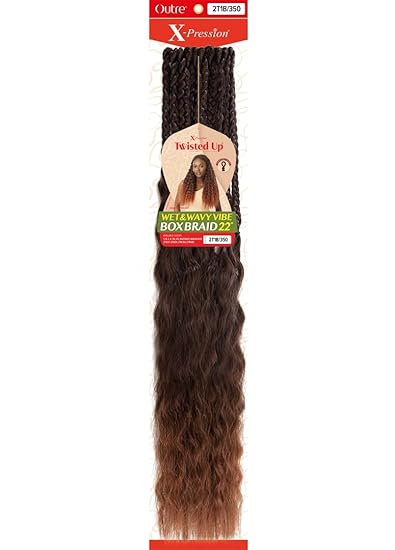 Outre X-Pression - Twisted Up - Wet & Wavy Vibe Box Braid 22"