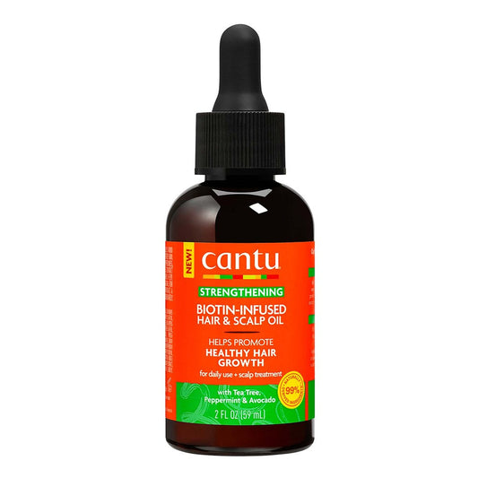 Cantu Biotin Infused Hair & Scalp Strengthening Oil (2oz) Cantu