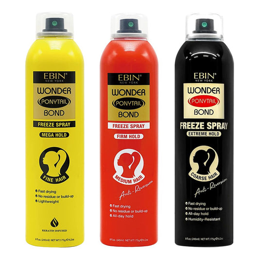EBIN Wonder Ponytail Bond Freeze Spray (8oz) EBIN