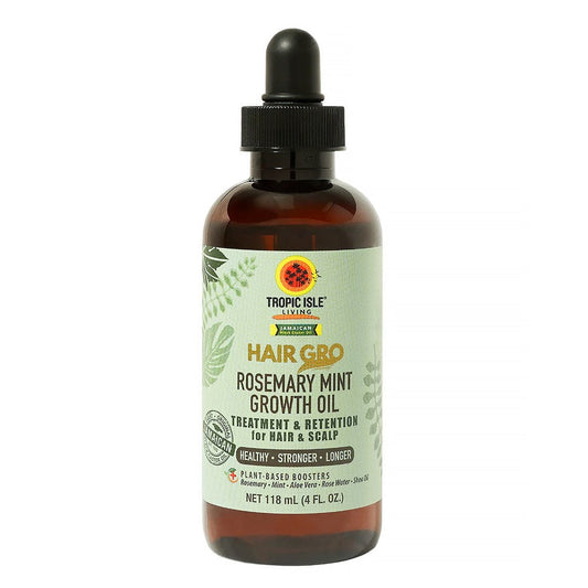 TROPIC ISLE LIVING Jamaican Black Castor Oil Hair Gro Rosemary Mint Growth Oil (4oz) TROPIC ISLE LIVING