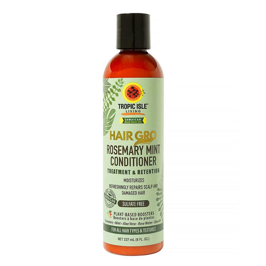 TROPIC ISLE LIVING Jamaican Black Castor Oil Hair Gro Rosemary Mint Hydrating Conditioner (8oz) TROPIC ISLE LIVING